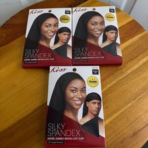 Kiss silky spandex super jumbo braid lot of 3